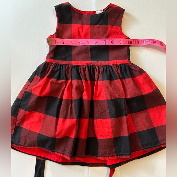 *HOST PICK!* Toddler dress. “Buffalo Plaid” sleeveless, with side ties. - Picture 2 of 16